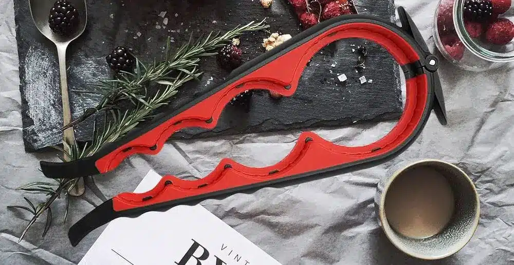Maexus Twist Grips Multi Use Jar Opener On Table