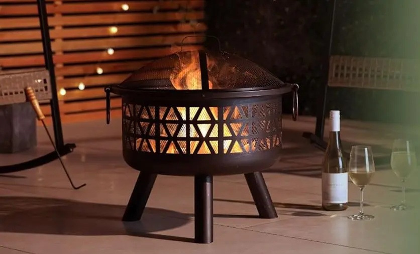 VonHaus Firepit For Outdoor Garden Use
