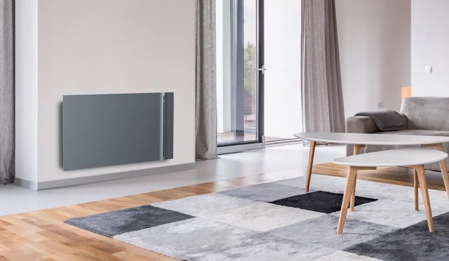 Convector Radiator On Big Wall
