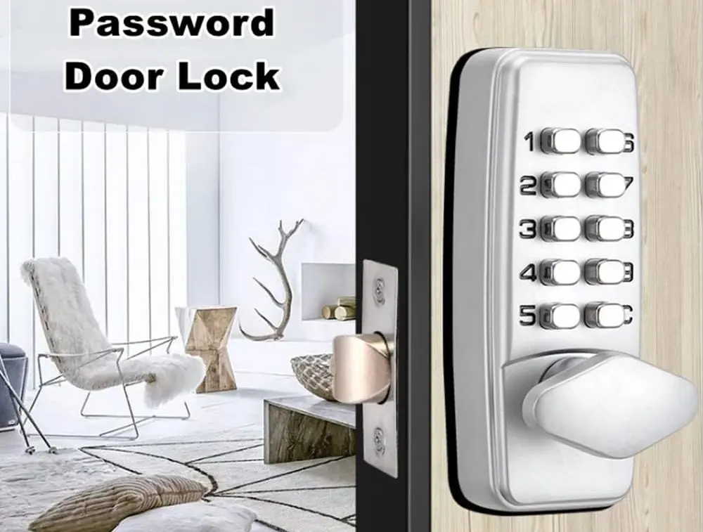 Dioche Keyless Entry Door Keypad With Knob