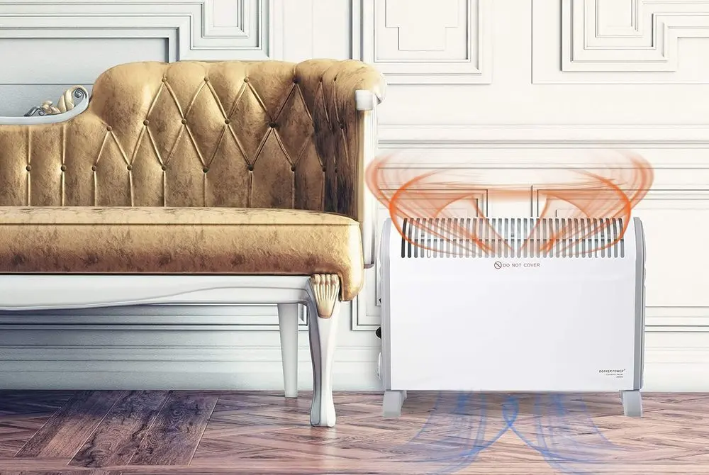 Donyer Convector Radiator Heater On Wood Floor