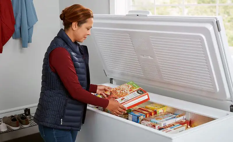 Deep Freezer Chest In Room