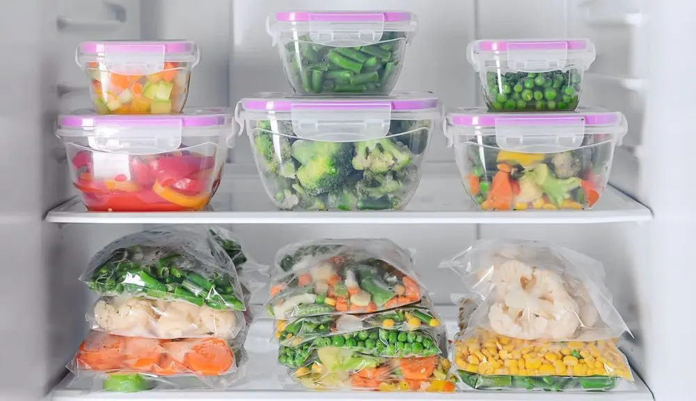 Chest Freezer Frozen Food All Veg