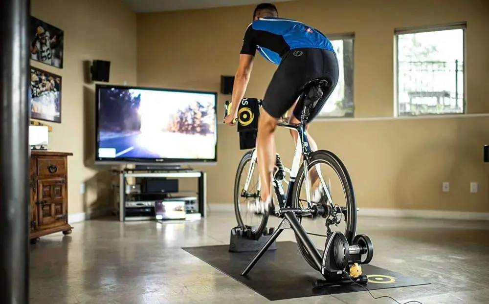 Indoor Exercise Bike On Mat