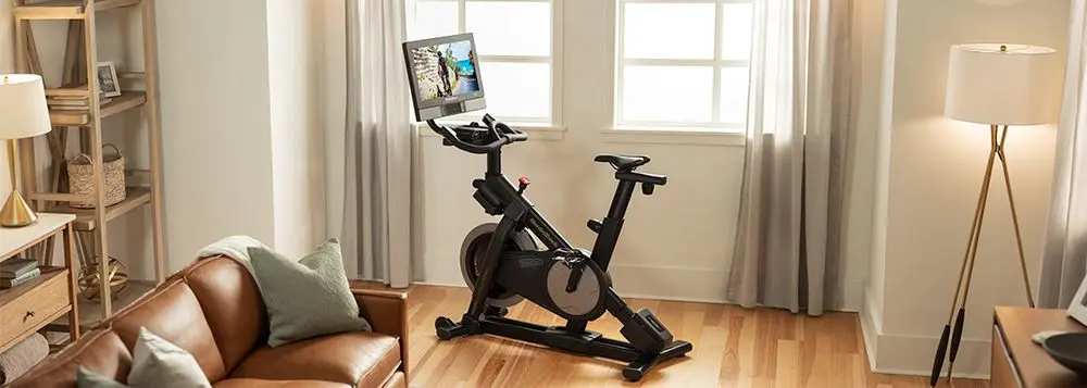 Static Bike With LCD Screen