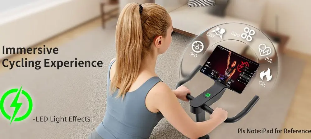 Bluearth Cycling Spin Bike Screen