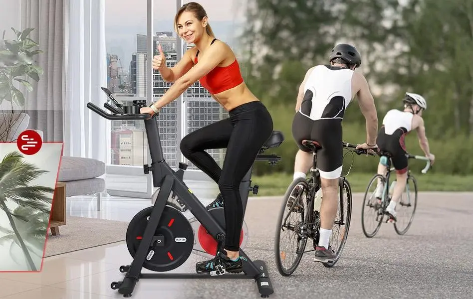 LIFERUN Exercise Magnetic Bike Woman