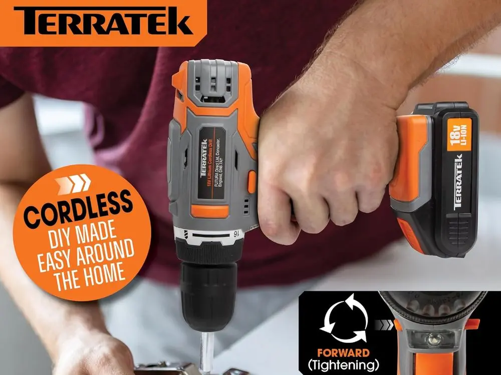 Terratek Lithium-Ion 13 pc Drill Driver