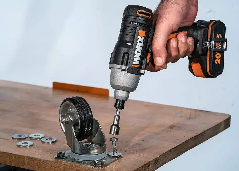 WORX Cordless Impact Driver In Black Red