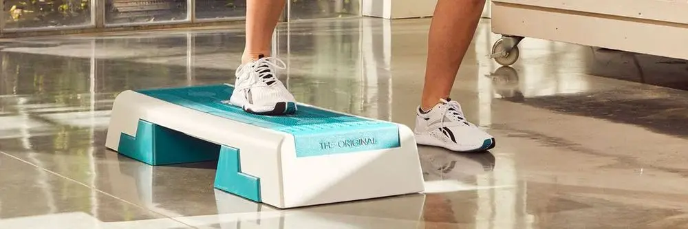 Adjustable Aerobic Step Platform In Blue