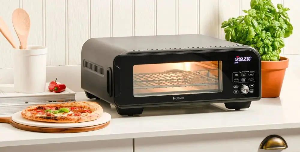 Home Countertop Pizza Cooker In Kitchen