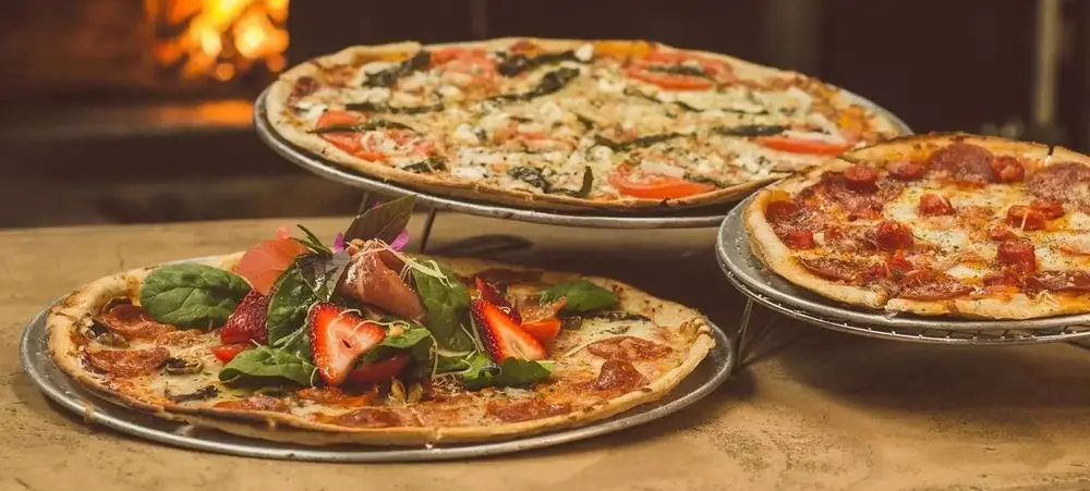 Home Pizza Delights On Table