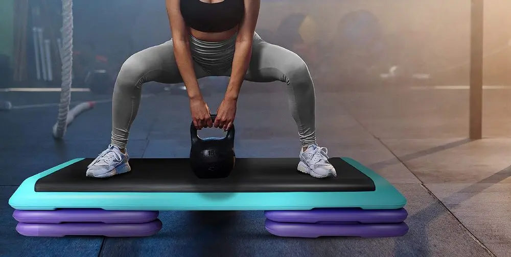 Aerobic Stair Stepper Bright Blue