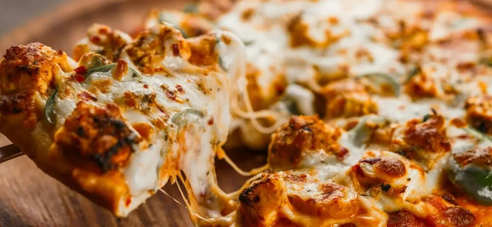 Cheesy Pizza Cooked Just Right