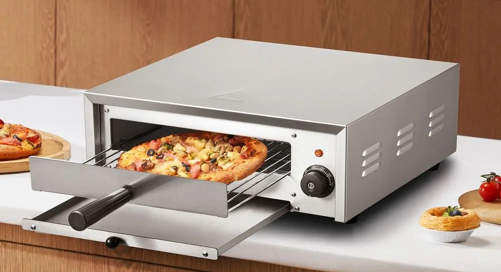Compact Pizza Cooker Stainless Steel