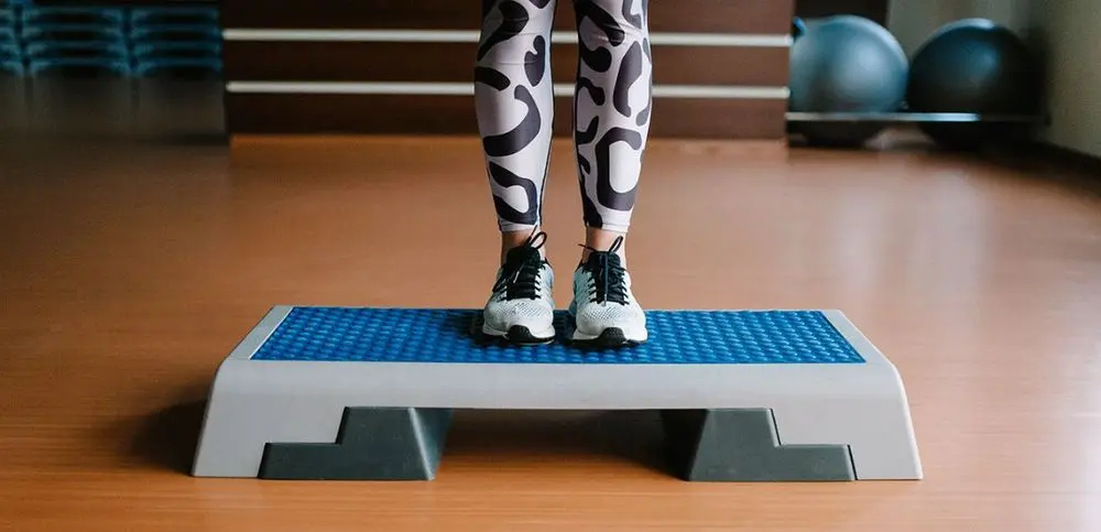 High Step Aerobic Platform In Blue