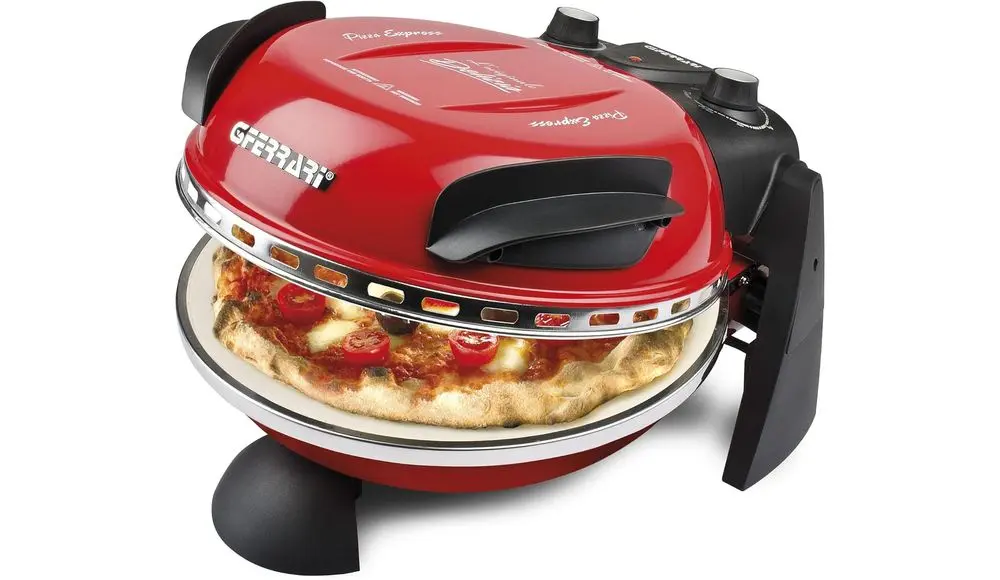 Delizia Pizza Oven In Bright Red