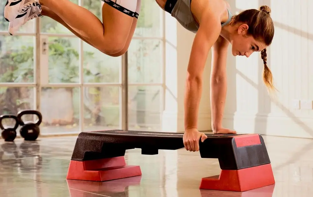 Reebok Training Platform With Gymnast Girl