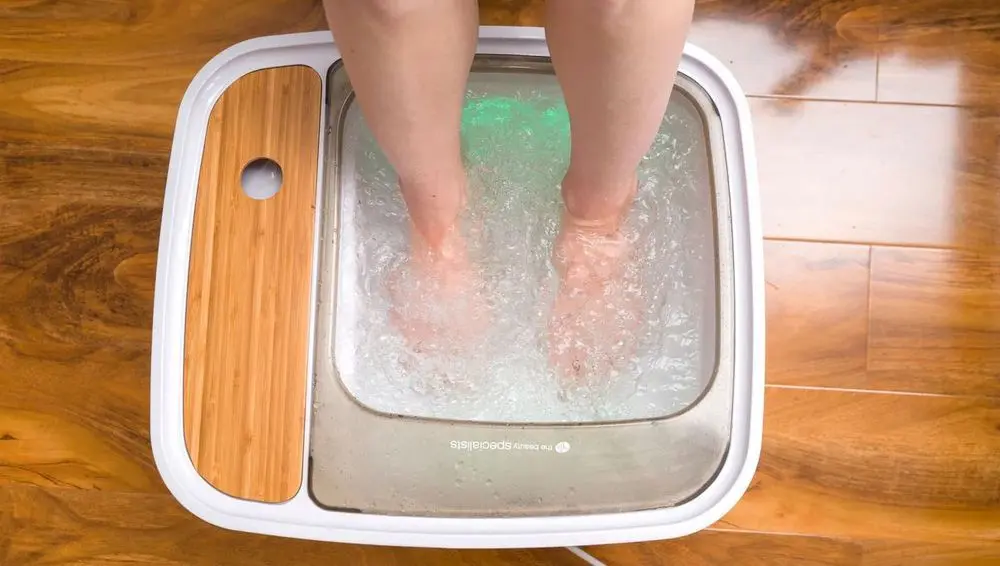 Water Foot Massager In White