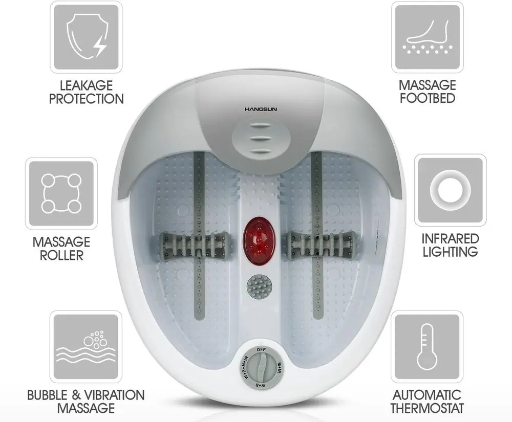 Hangsun Foot Spa Infrared Bath Massager Vibration