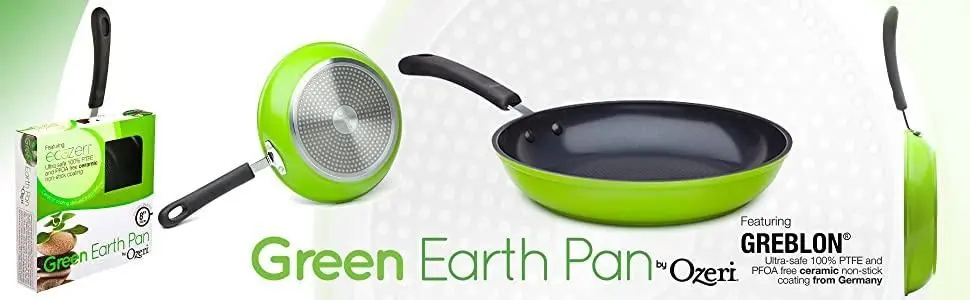 Ozeri Earth Ceramic Fry Pan GREBLON