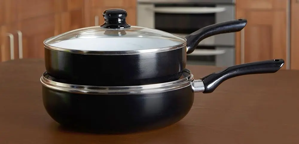 Premier Black EcoCook Fry Pans With Big Handles