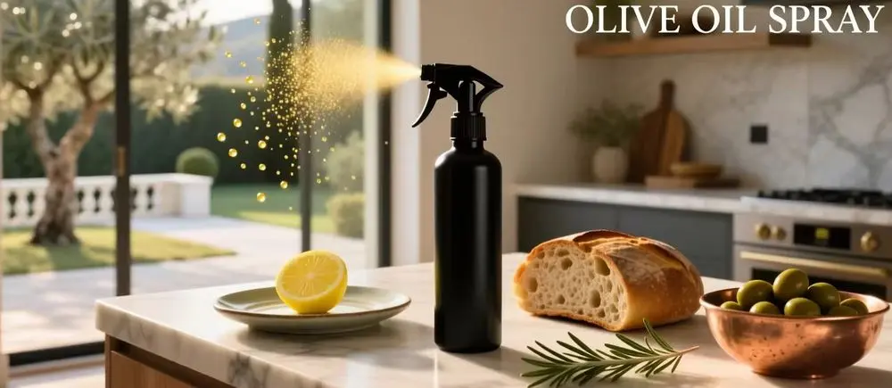 Cooking Oil Spray Container In Black