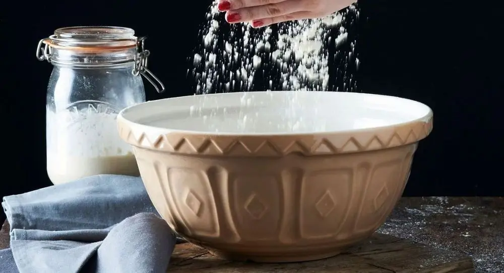 Deep Ceramic Mixing Prep Bowl