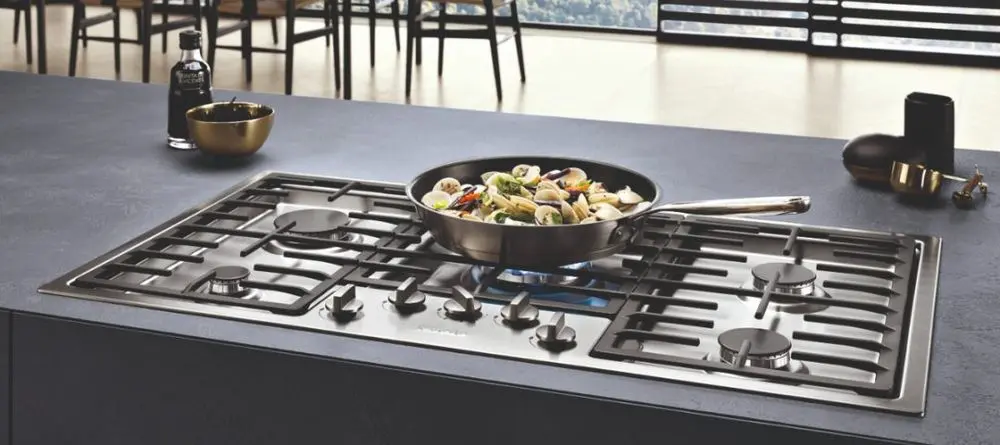 5 Ring Gas Hob With Ceramic Pan
