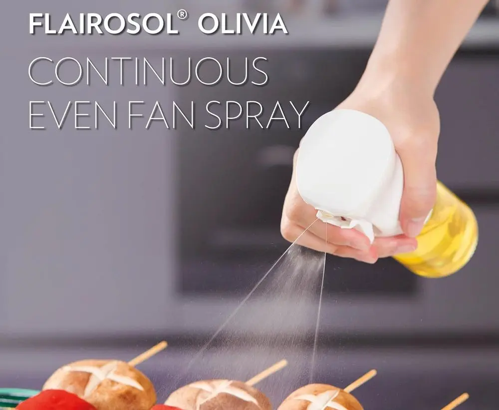 Flairosol Olivia Original Advanced Sprayer Over Food