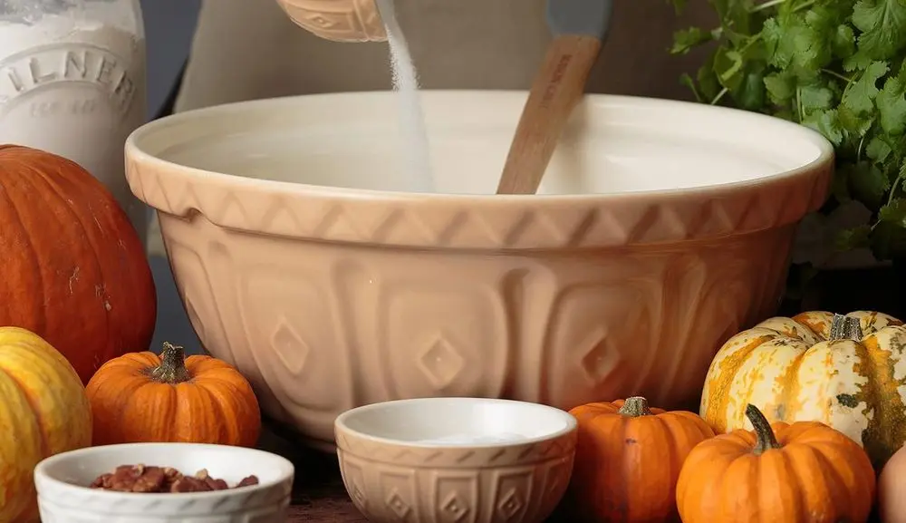 RAY Mason Ceramic Mixing Bowl In Brown