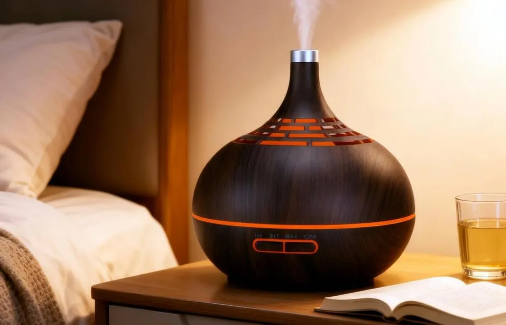 Arzasgo Ultrasonic Cool Mist Diffuser In Black
