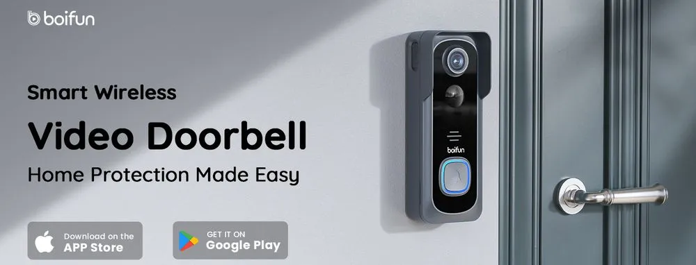BOIFUN Night Doorbell Camera Home Security
