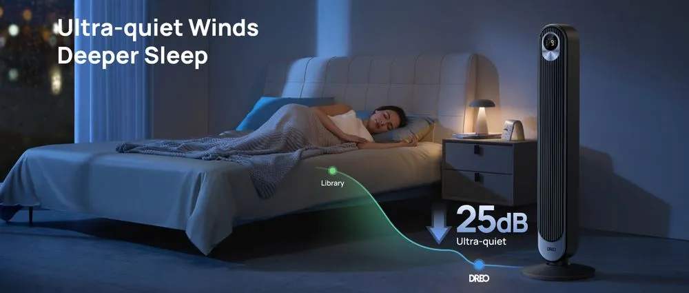 Dreo 42 Inch Tower Fan With 9 Speeds