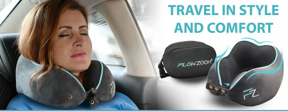 FlowZoom Comfy Pillow With Strap