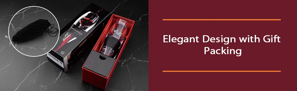 Hotder Wine Decanter Pourer In Box
