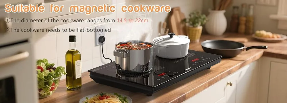 Karinear Double Induction Hob 3500w In Black