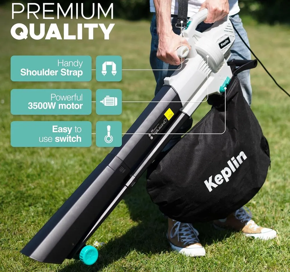 Keplin Leaf Blower Garden Vacuum 3500w