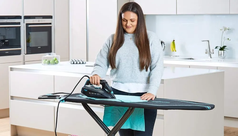 Minky Plus Wide Ironing Board Black Frame