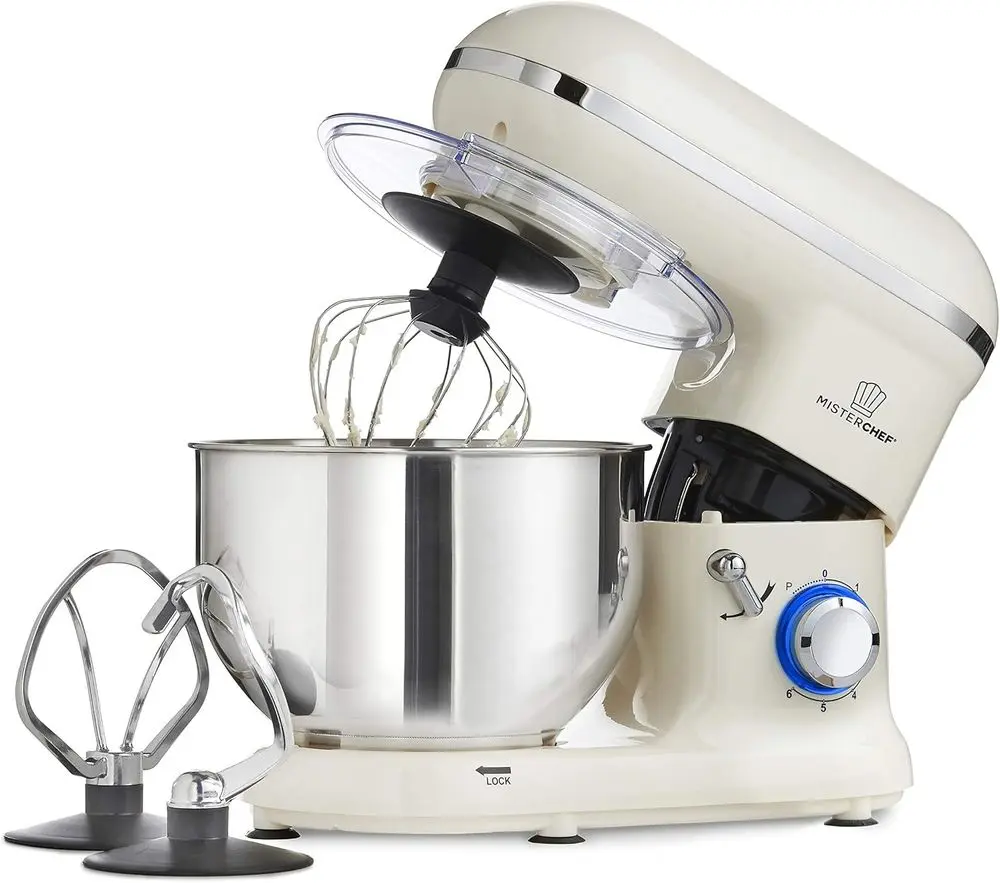 MisterChef Food Stand Mixer With Whisks