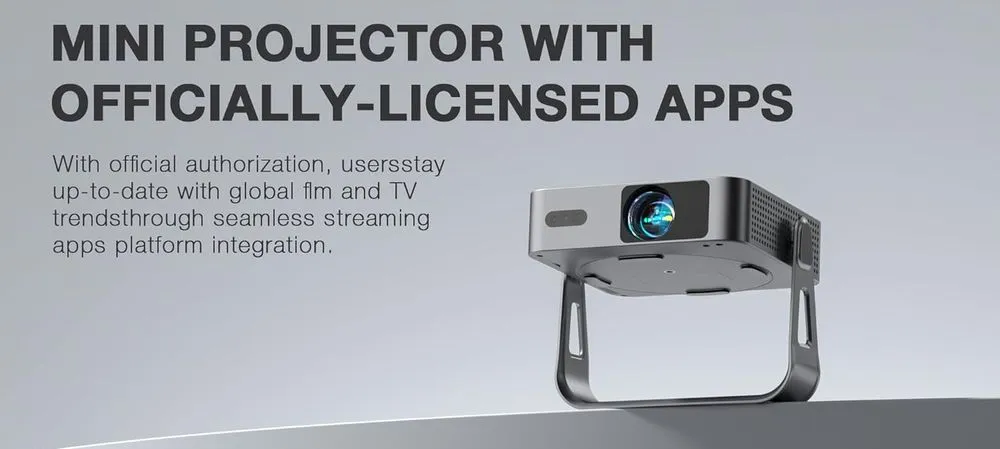 VISSPL WiFi 6 27000 Lm Projector With Apps