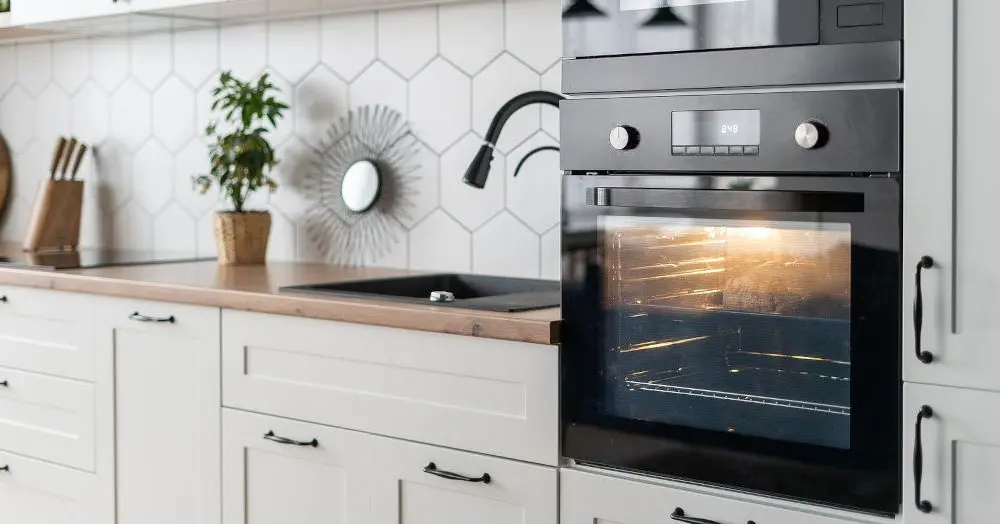 Built In Double Oven In Black