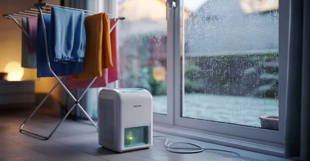 Dehumidifier For Drying Clothes In White