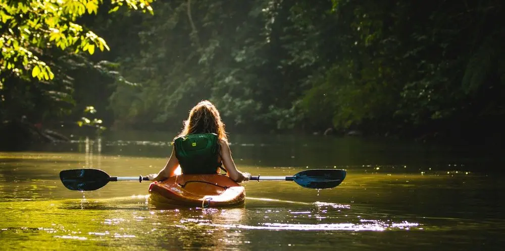 Kayak Fishing Life Vest In Sunshine