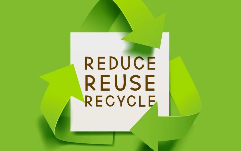 Old Recycle Logo In Green
