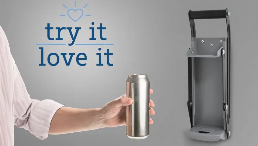 Beer Can Crusher In Green