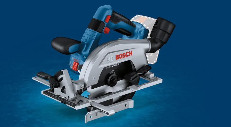 Bosch Compact Profi GKS Circular Saw Blue Background