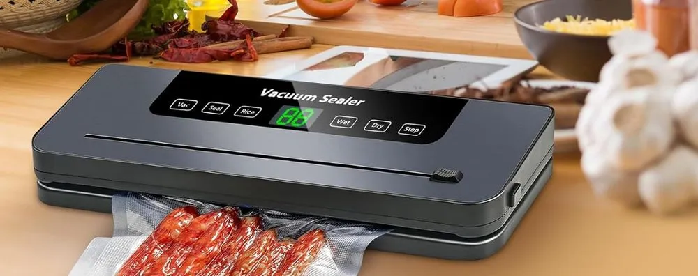 Comeder Vacuum Sealer With Red LED Settings