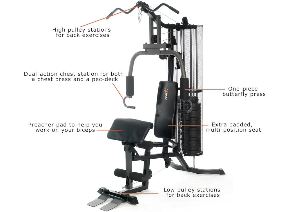 DKN 7400 Studio Home Multi Gym Low Pulley