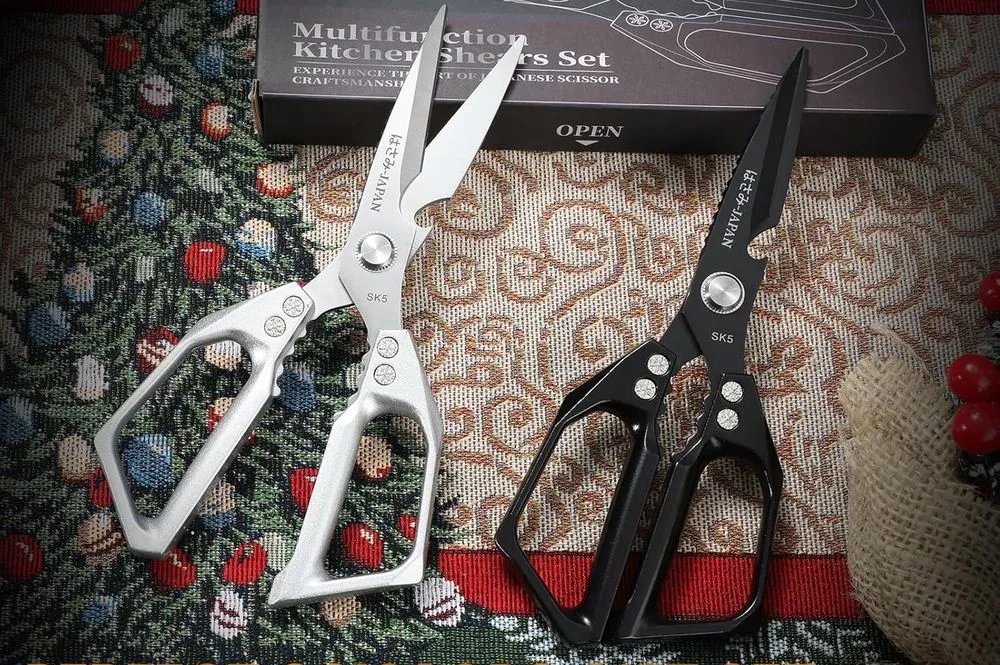 Dream Reach Heavy Duty Kitchen Scissors Serrated Style